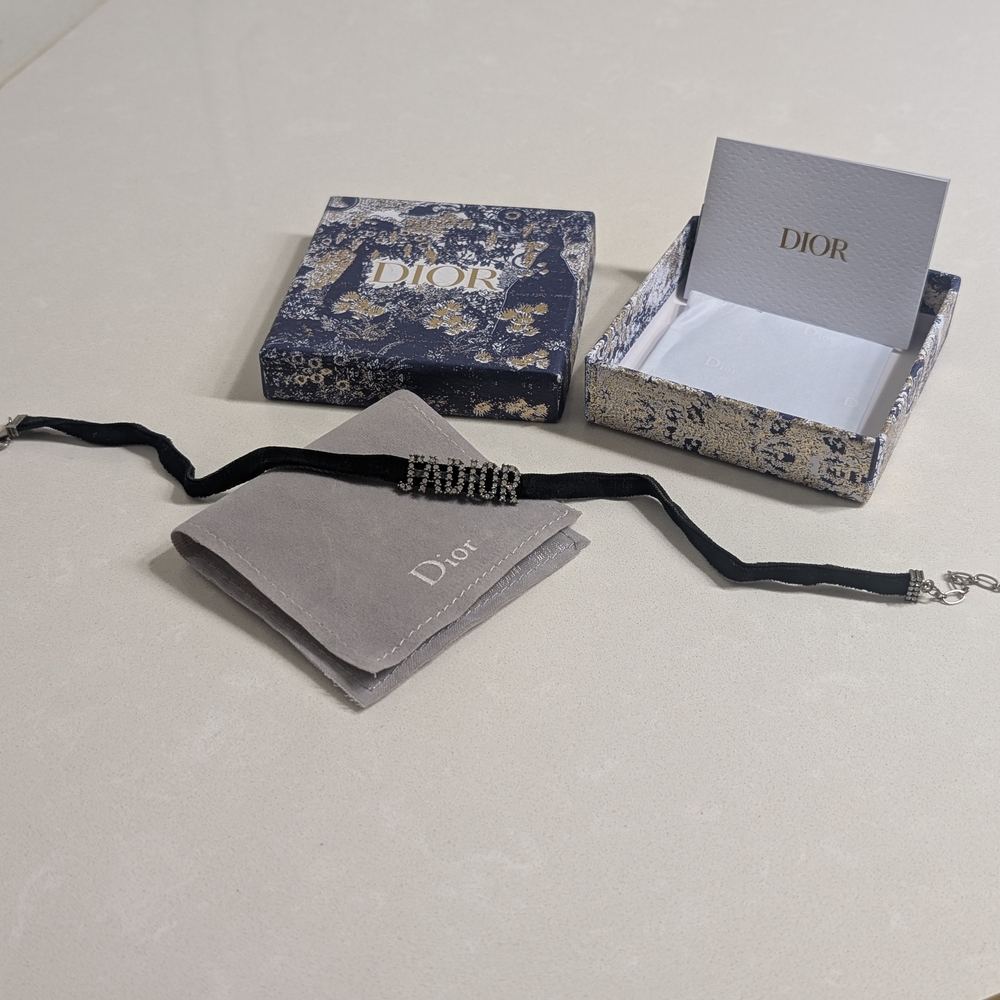 Dior Black Choker Necklace